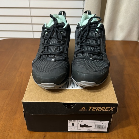 Adidas Terrex AX3 hiking shoes dark gray size 9 - Picture 2 of 5
